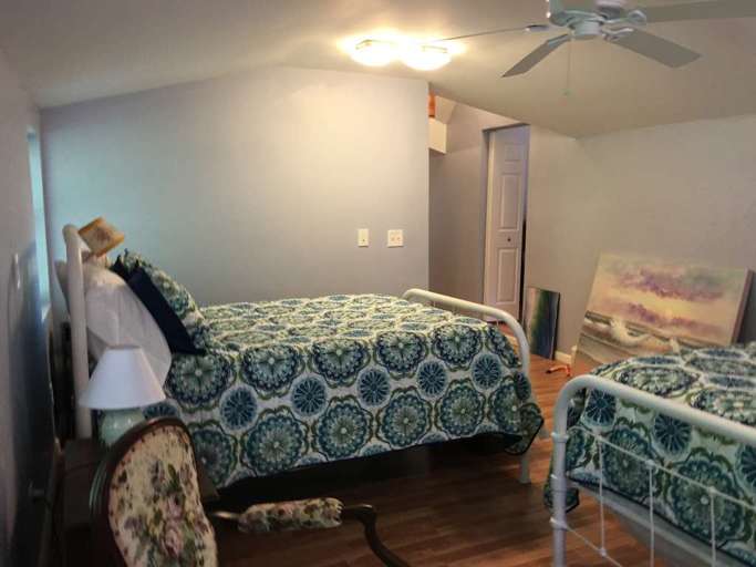 Bedroom 2 - two double beds